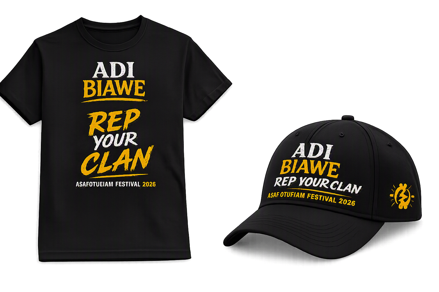 Asafotufiami Festival 2026 official T-Shirt + Cap